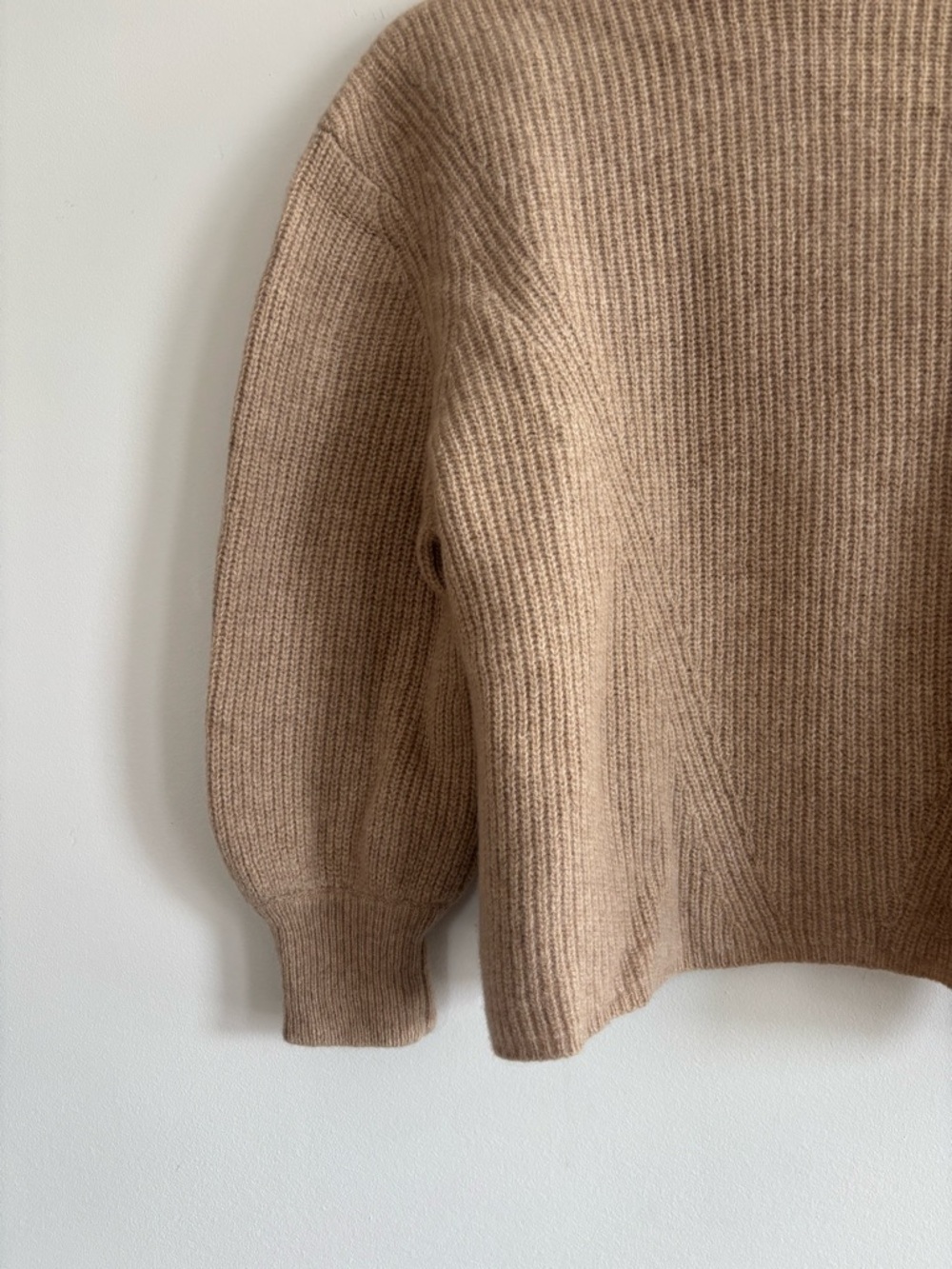 7115 by Szeki Yak and Wool Turtleneck Sweater Wheat Brown - Picture 4 of 15